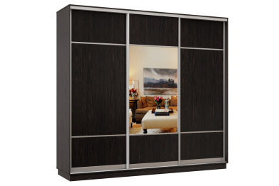 Шкаф-купе Премьер Лайт 56 (08;05;08) трехдверный