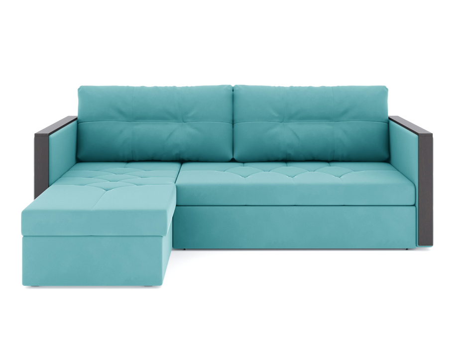 Диваны угловые в гостиную, Диван-кровать угловой Даймонд дельфин, велюр