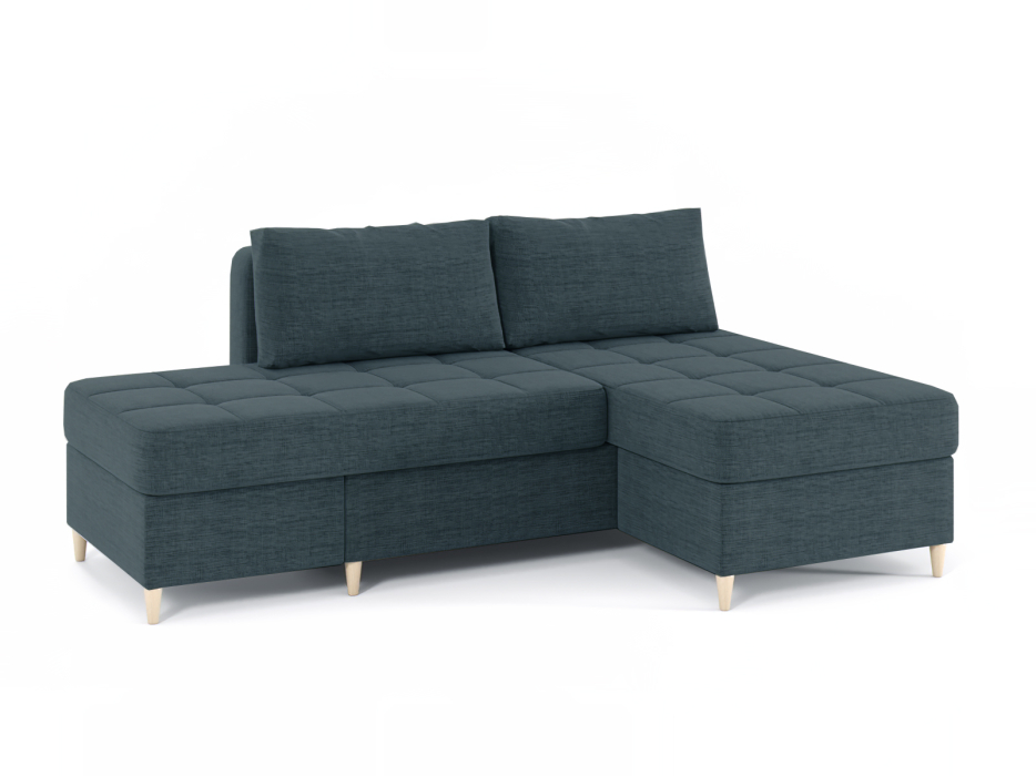 Диваны угловые в гостиную, Диван-кровать угловой Оливер 2 еврокнижка-трансформер, рогожка Люкс