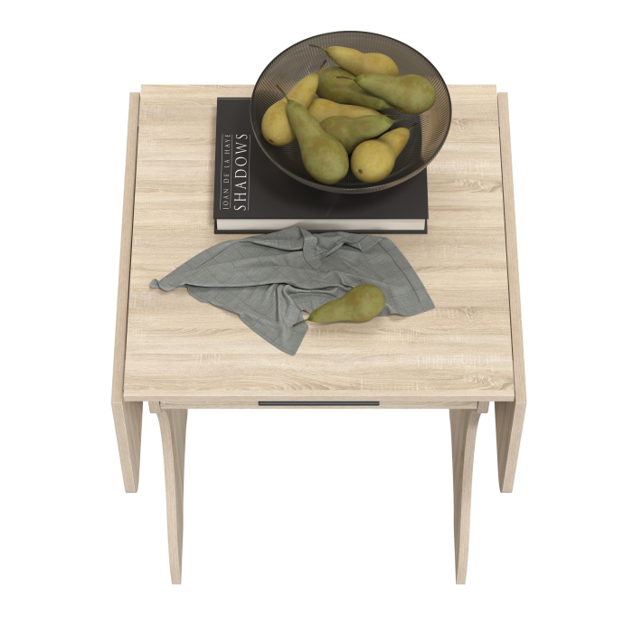 Обеденные столы, Стол обеденный раскладной с ящиком 6-02.120