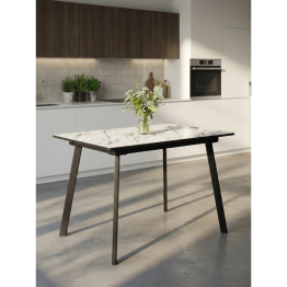 Стол стеклянный  Агни 110(140)х68х76