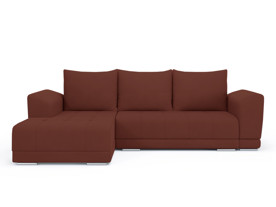 Диваны угловые в гостиную, Диван-кровать угловой Рентон еврокнижка, велюр