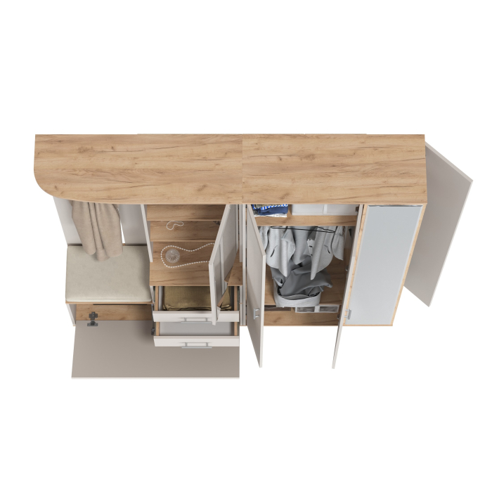 Прихожие, Корпусная мебель в прихожую Домино 5