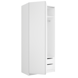 Шкаф складной Е1 Локер ("Гармошка" с системой Push to Move/Левый)101х52,5х220 см, с модулем