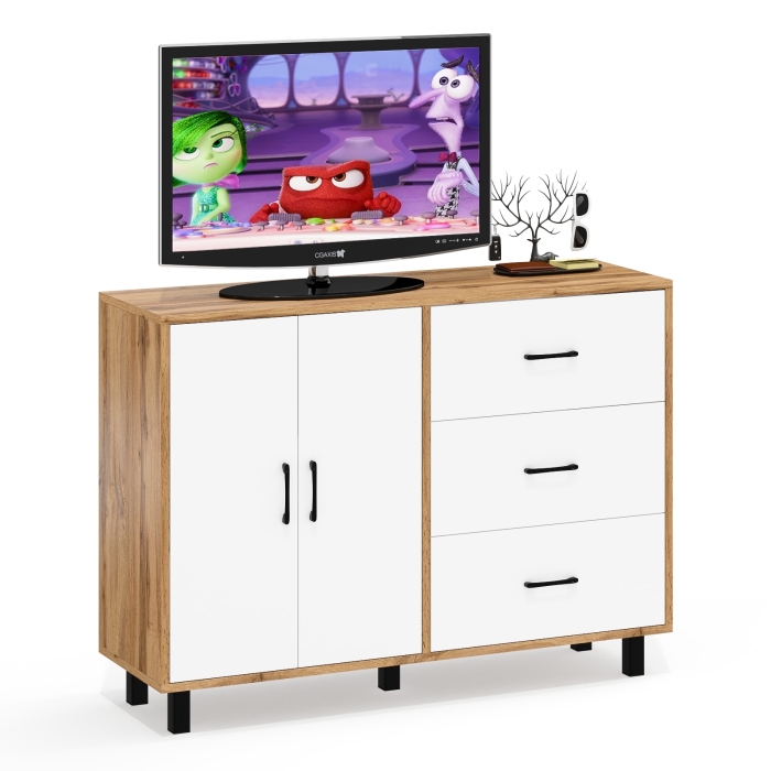 Комоды, Комод-тумба две дверки и три ящика РВК 123-1204