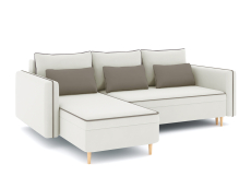 Диваны угловые в гостиную, Диван-кровать угловой Рон еврокнижка-пантограф, велюр