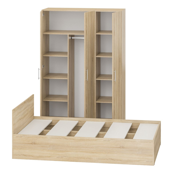 Спальные гарнитуры, Спальный гарнитур № 1 Стандарт с кроватью 1200