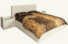 Мягкая кровать, Кровать АМАЛИЯ ЛЮКС 1800х2000 с ПМ.
