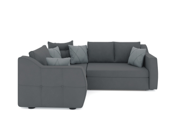 Диван-кровать угловой Френсис дельфин, велюр