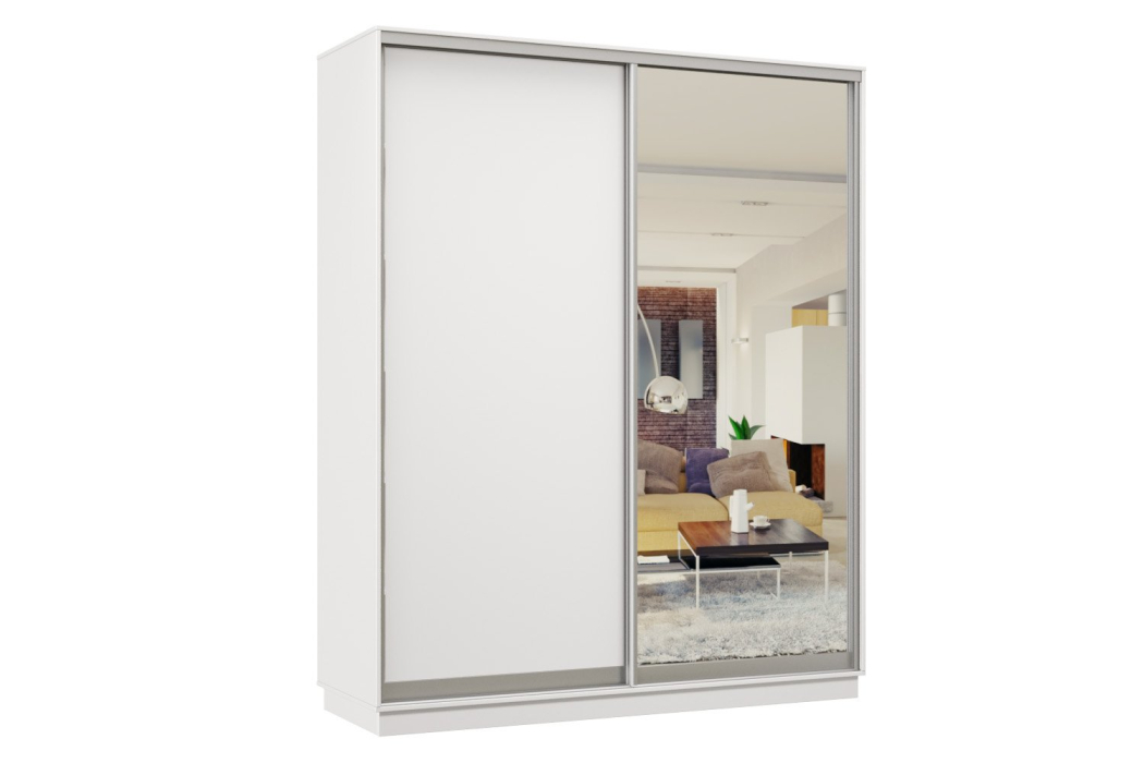 Шкафы-купе, Шкаф-купе Премьер 22 Белый