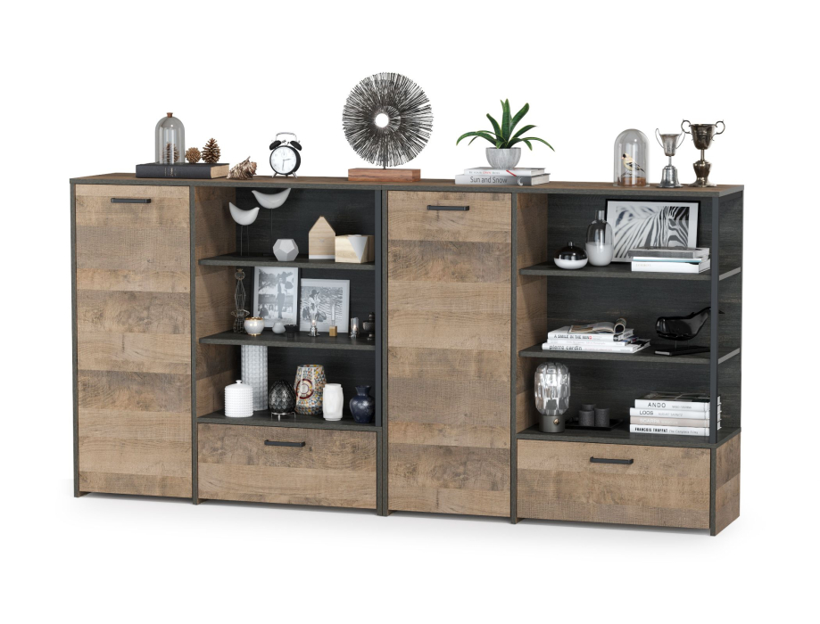 Комоды, Два комода с дверкой и ящиком Трувор