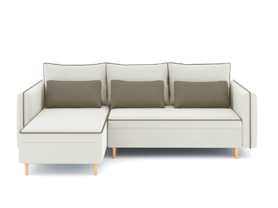 Диваны угловые в гостиную, Диван-кровать угловой Рон еврокнижка-пантограф, велюр