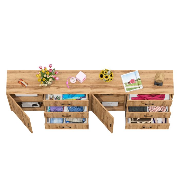 Комоды, Два широких комода-тумбы РВК 122-1204