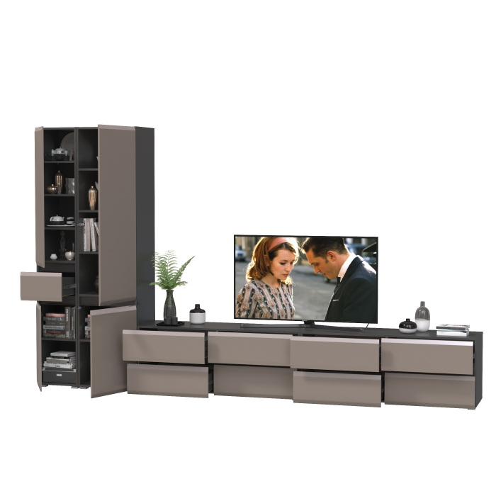 Стенки для гостиной, Мебель в гостиную модульная Сидней № 134