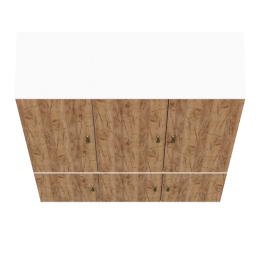 Набор шкафов Лидер-8 из пенала 21Б и шкафа 20Б