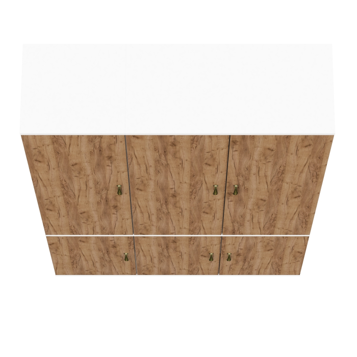 Шкафы распашные, Набор шкафов Лидер-8 из пенала 21Б и шкафа 20Б