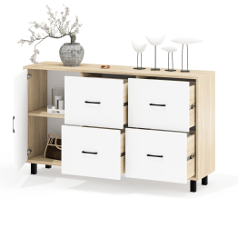 Комод-тумба 4-ре ящика и дверка РВК 125-1504