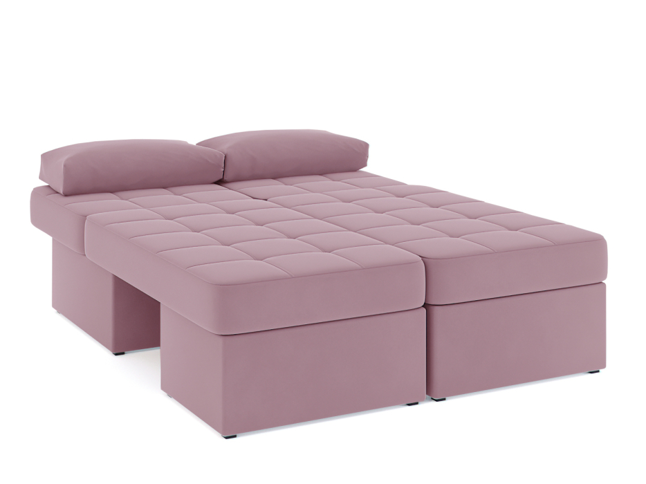 Диваны угловые в гостиную, Диван-кровать угловой Оливер еврокнижка-трансформер, велюр