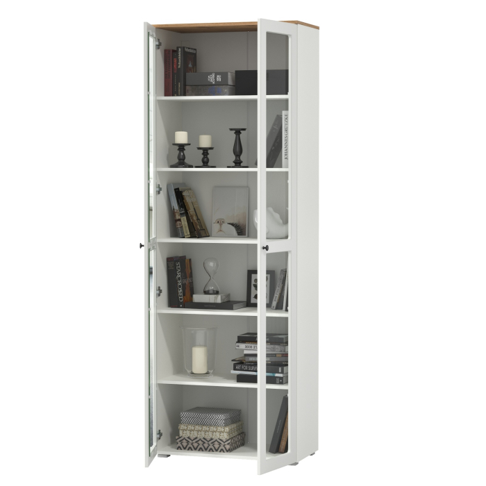 Шкафы распашные, Шкаф-витрина 2-х дверный Остин 16.394.02