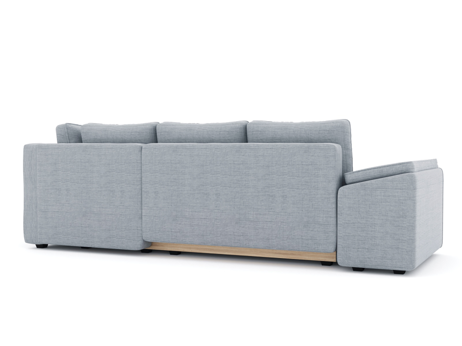 Диваны угловые в гостиную, Диван-кровать угловой Хавьер  ПБ еврокнижка, рогожка Люкс