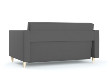 Диван-кровать еврокнижка Квадро, велюр