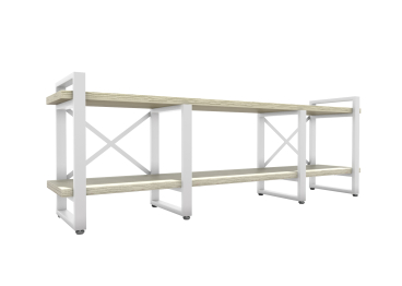 Тумба под ТВ Айсберг Лофт 160 белый