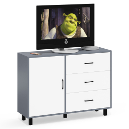 Комод-тумба три ящика и дверка РВК 122-1204