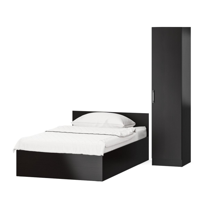 Спальные гарнитуры, Кровать односпальная 1200 с пеналом Стандарт