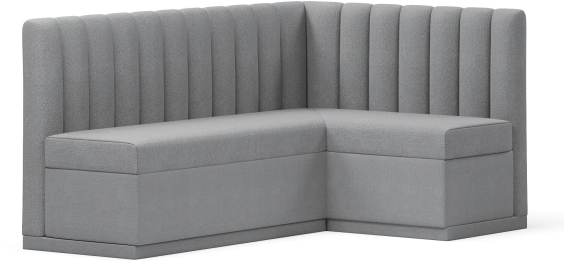 Кухонный угловой нераскладной диван Кафф, велюр