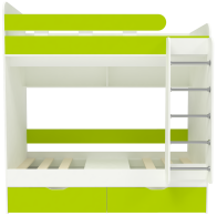 Для подростков, Двухъярусная кровать Юниор 5 80x160 Белый