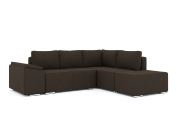 Диван-кровать угловой Хавьер  ПБ еврокнижка, велюр