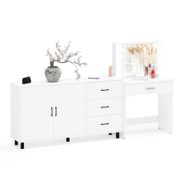 Комод-тумба 123-1604 и туалетный столик с подсветкой СТ-4