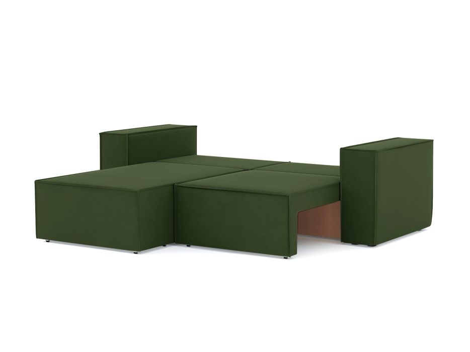 Диваны угловые в гостиную, Диван-кровать угловой Лофт, велюр