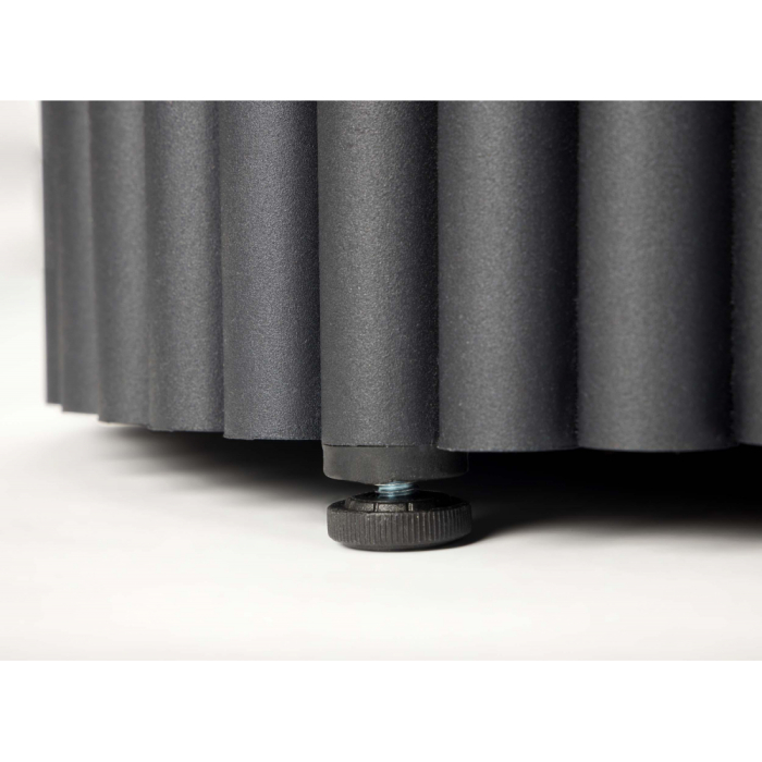 Обеденные столы, Деревянный стол Барел 90 (черные ноги)