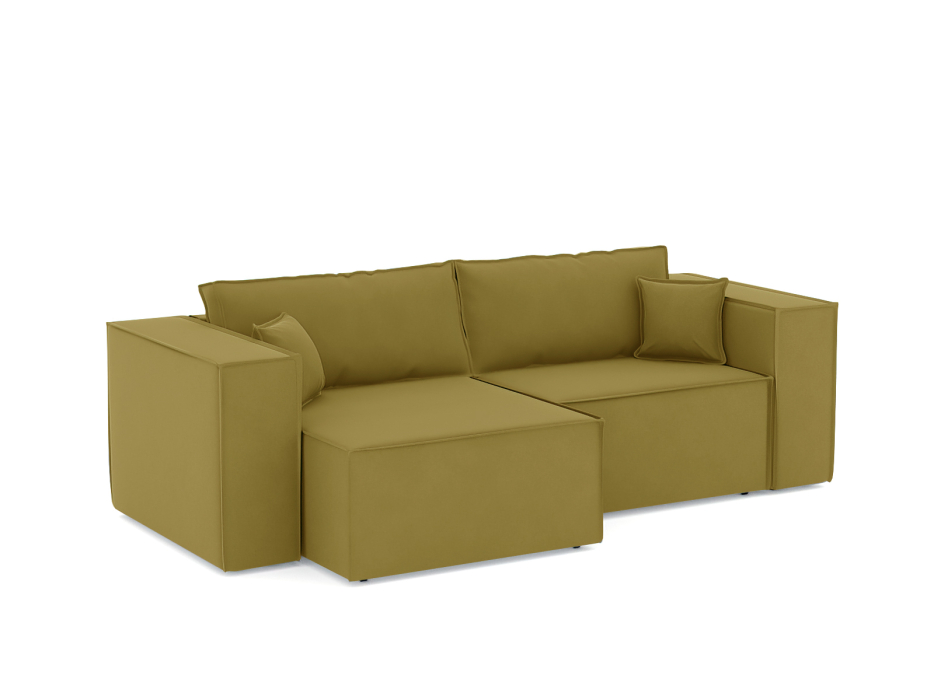 Диваны угловые в гостиную, Диван-кровать угловой Лофт, велюр