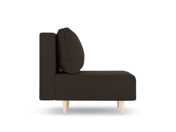 Кресло для отдыха Милли без подлокотников, велюр