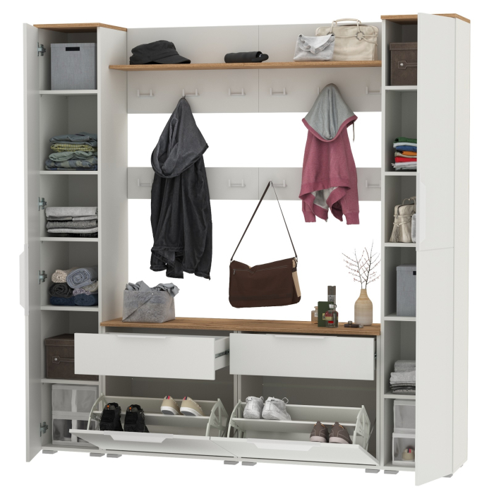 Прихожие, Узкая мебель в прихожую Октава № 35