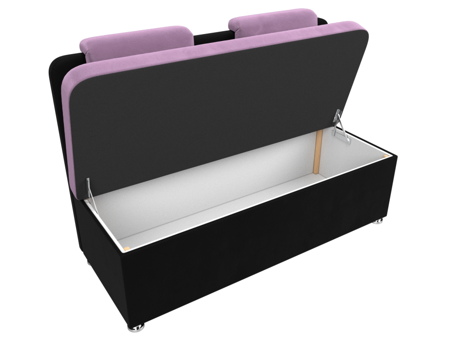 Диваны прямые кухонные, Диван кухонный прямой Маккон 2-х местный, микровельвет