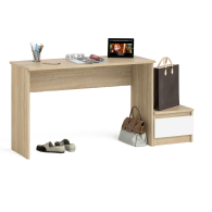 Прямые компьютерные столы, Стол письменный Мори с тумбой ТМП400.1