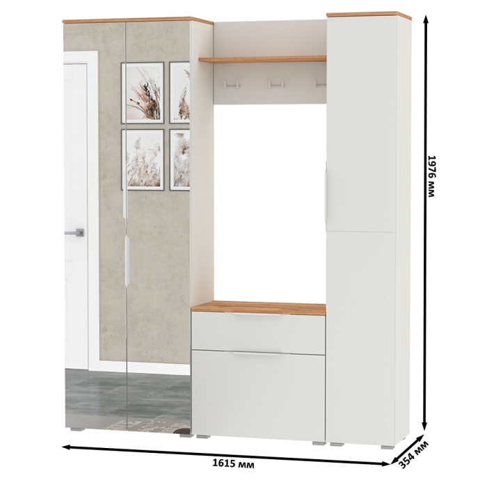 Прихожие, Узкая прихожая Октава № 22