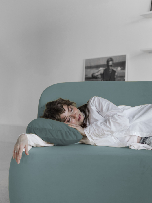 Дизайнерские диваны, Бескаркасный диван Бабл, велюр