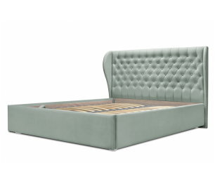 Кровать Мишель 1200 с подъемным механизмом, микровелюр