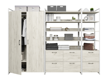 Гардеробная Urban Лофт 01 Белый