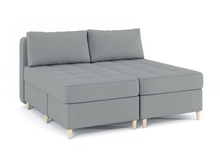 Диваны угловые в гостиную, Диван-кровать угловой Оливер 2 еврокнижка-трансформер, велюр