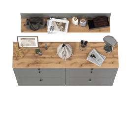 Две обувницы Остин и навесная полка