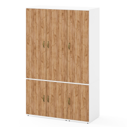 Глубокий шкаф платяной и пенал для одежды Лидер-8