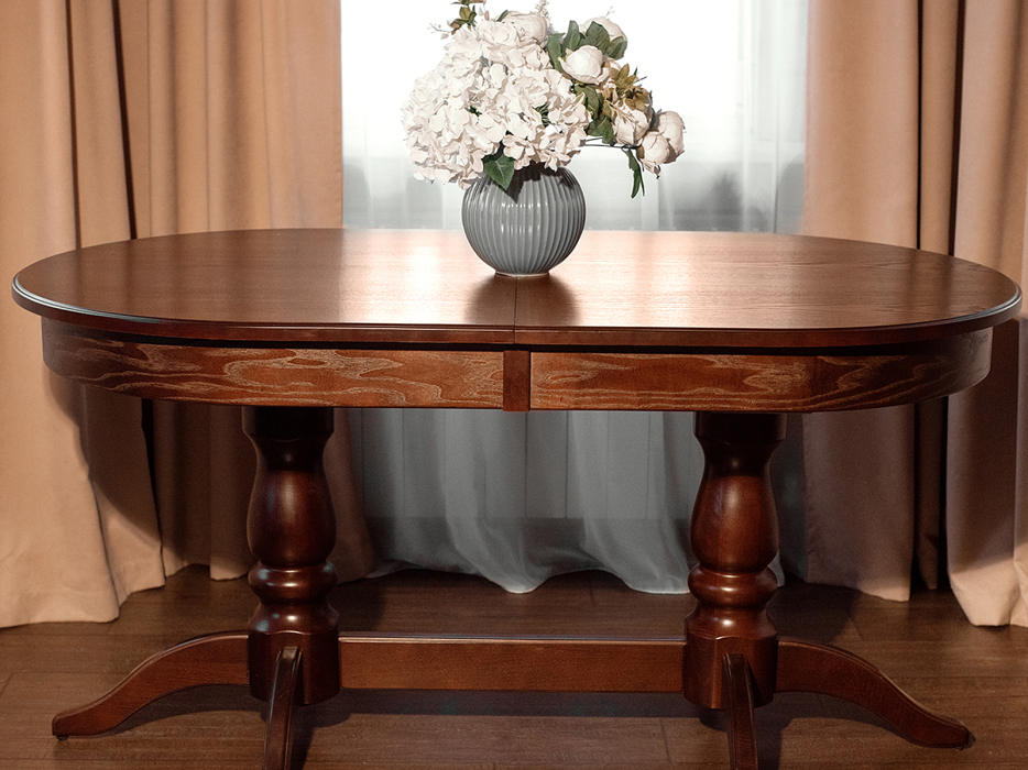 Обеденные столы, Стол обеденный Мебелик Тарун 3 раздвижной