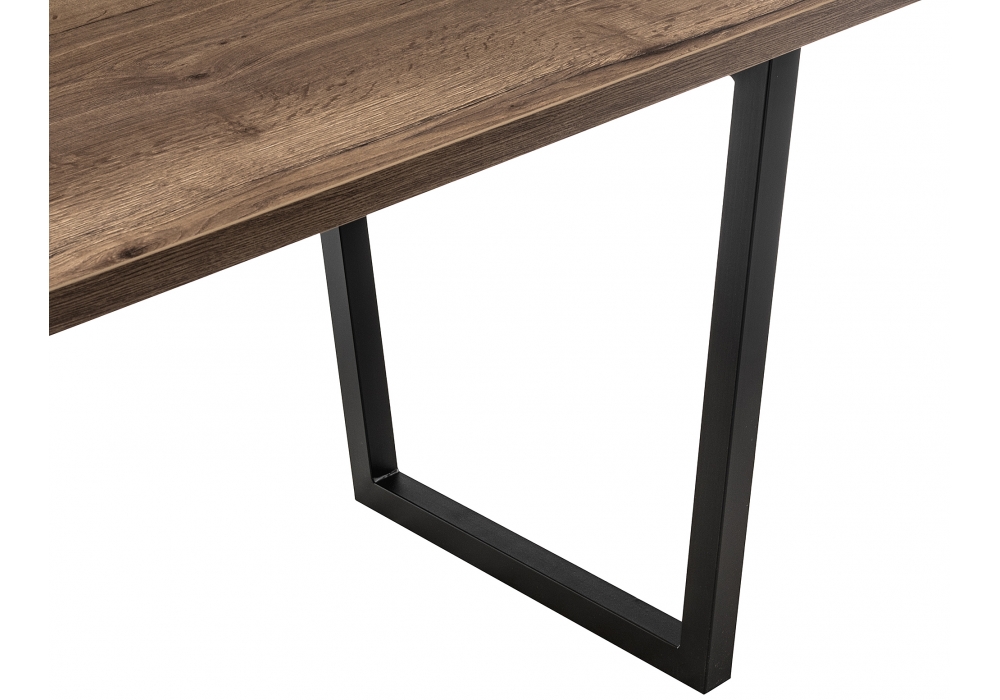 Обеденные столы, Стол деревянный Эльпатия 150 (черный матовый)