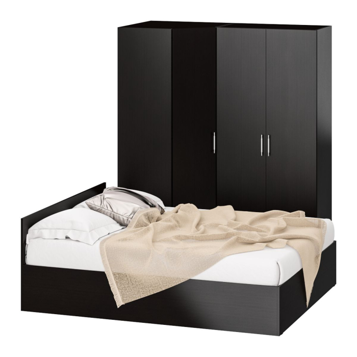 Спальные гарнитуры, Гарнитур Спальный № 2 Стандарт с кроватью 1600