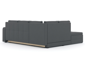 Диван-кровать угловой еврокнижка Бромен, рогожка